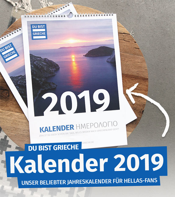 griechenland kalender 2019 titelbild du bist grieche