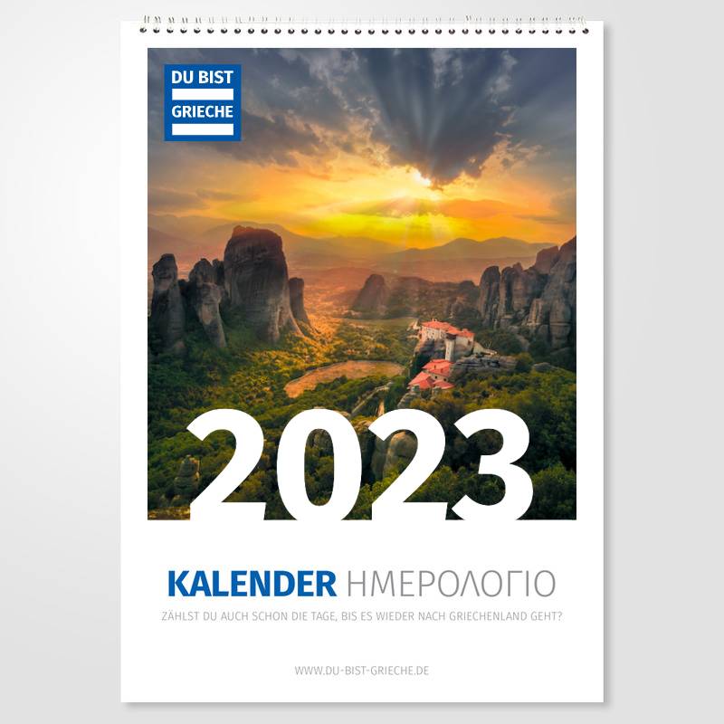 DU BIST GRIECHE Kalender 2023 Thumbnail