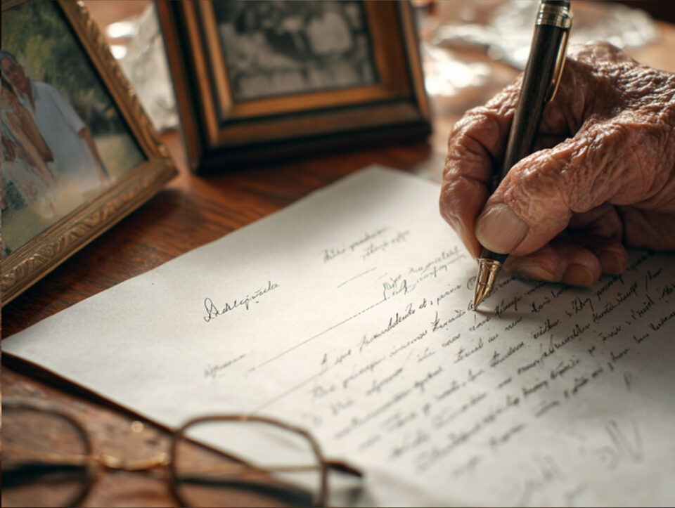 Handschriftliches Testament in Griechenland