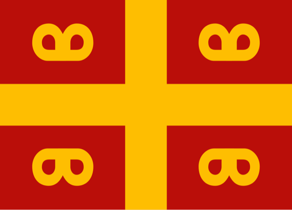 Flagge: Byzantinisches Reich, um 1400