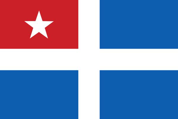 Flagge: Kretischer Staat, 1898 bis 1908