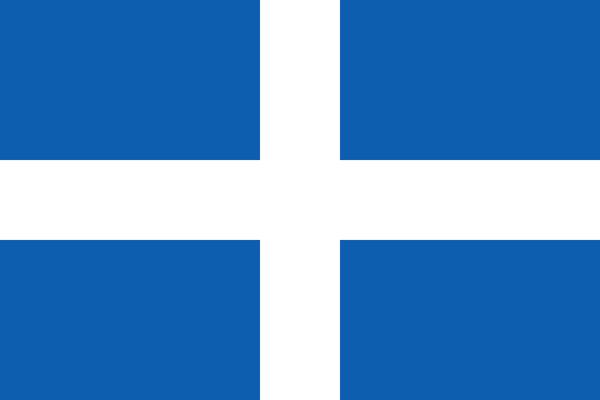 Flagge: Kreuzflagge, 1822 bis 1978