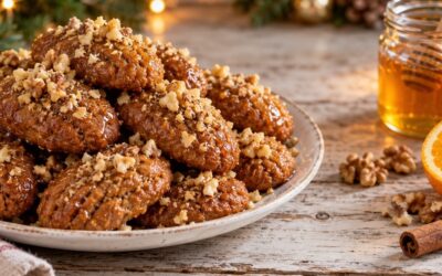 Melomakarona Rezept: griechische Honigkekse zu Weihnachten