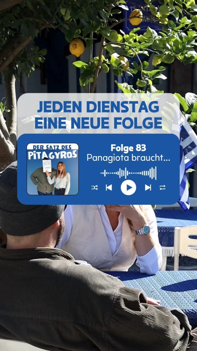 Eine neue Folge von DER SATZ DES PITAGYROS mit @panagiota_petridou ist online! Viel Spaß mit Folge 83 😂😉⁣

👉🏻 Der Link ist wie immer in der Bio
👉🏻 Wie findest du die neue Folge?

#podcast #greeksworldwide #germany #griechenland #geld